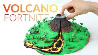 Making the Volcano (Fortnite Battle Royale) – Polymer Clay