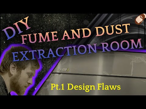 Pt.1 Building a DIY DUST AND FUME EXTRACTION ROOM for my CNC lab