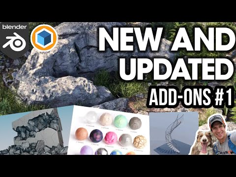 Blender New and Updated Add-Ons #1!