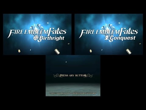 Fire Emblem Fates (Birthright/Conquest) - Opening Movie & Title Screen [3DS] Video