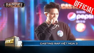 Rhyder thần thái đỉnh, làm chủ sân khấu, hội rapper bắn rap tốc độ vẫn mượt | Casting Rap Việt Mùa 3
