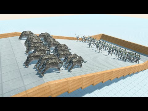 GORGON'S CHARGE VS EVERY UNITS | ANIMAL REVOLT BATTLE SIMULATOR1