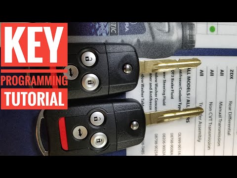 HOW TO PROGRAM CAR KEY WITH ONLY ONE KEY AUTEL MK808