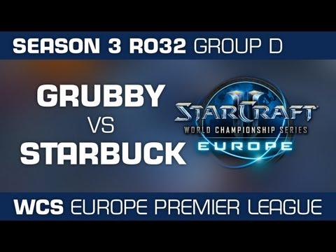 Grubby vs. Starbuck - Group D Ro32 - WCS Europe Season 3 - StarCraft 2