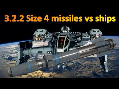 3.2.2 Size 4 missiles vs various ships