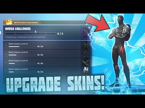 How To Upgrade Omega Skin In Fortnite New Season 4 - how to upgrade omega skin in fortnite new season 4 challenges customize skins