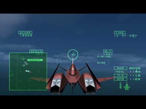 Ace Combat 5 (Ace S Rank) Mission 7: Front Line