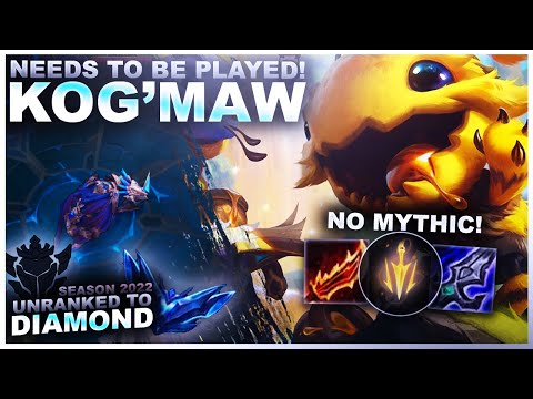 KOG'MAW SHOULD BE PLAYED... HE'S STRONG! - Unranked to Diamond | League of Legends