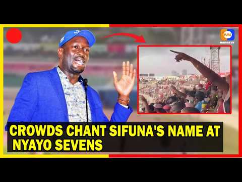 'SIFUNA...Sifuna' CHANTS SHAKE NYAYO Stadium: Rugby 7s Day turns to Revolt| Sifuna now a movement?