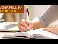 IKUTI LOMBA 2018 Writing Competition 2018 Lomba Menulis 2018 BKPM GO WRITE 2018