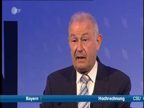 Pressekonferenz Huber & Beckstein nach der Bayernwahl 2008