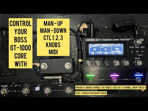 Boss GT-1000 Core | My quick controls | Meus controles rápidos [in {bad} english]