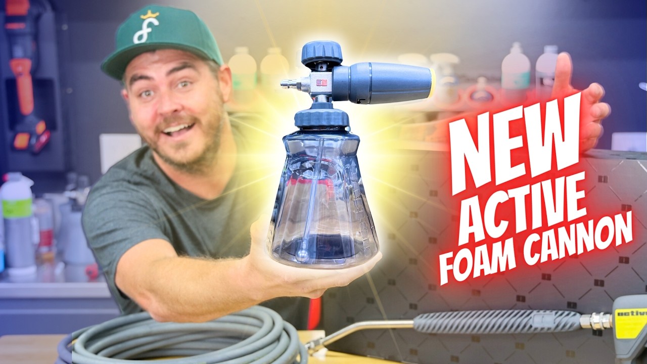 NEW!!! ACTIVE FOAM CANNON and Pressure Washer Accessories | FULL TEST