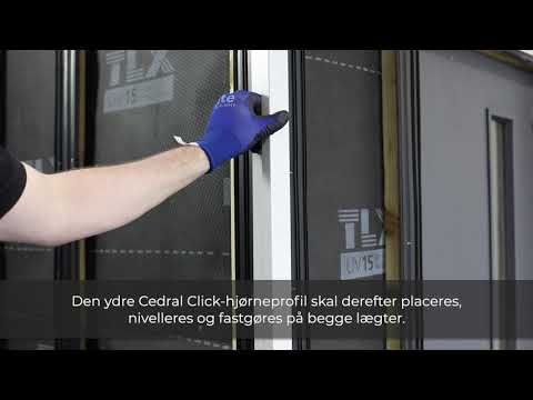 Cedral Click kapitel 4: Montering omkring et ydre hjørne