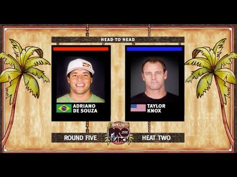 Round 5, Heat 2 - Adriano de Souza vs Taylor Knox