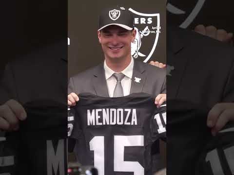 Video Thumbnail: Las Vegas Raiders welcome Fernando Mendoza