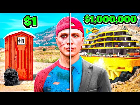 1€ HAUS zu 100.000.000€ HAUS UPGRADEN in GTA 5 RP!