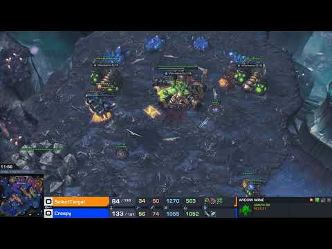 Massive Widow Mine Shot | SelectTarget vs. [QTClub]Creepy#Shorts