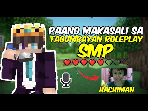 Leokky -  How to join Tagumbayan Roleplay SMP?  (Hach1man Minecraft Server) Tagalog Tutorial