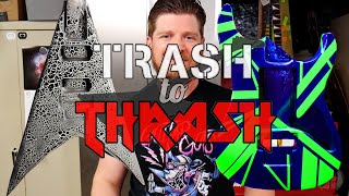 Video thumbnail for Trash to Thrash #16 - LTD V250 CRACKLE - IBANEZ PROLINE V - PEAVEY ROCKMASTER - JACKSON DINKY EX by GuitarGuts
