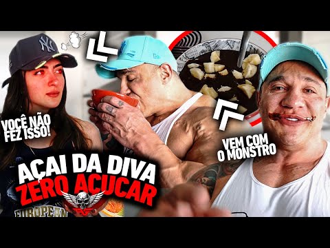 AÇAI ZERO AÇUCAR PARA NÃO PERDER O SHAPE - FABIO GIGA E JULIA PASSAM A RECEITA