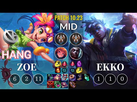 VG Hang Zoe vs Ekko Mid - KR Patch 10.23