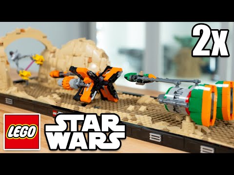 Creating a LEGO Star Wars Podracer Diorama For Gasgano's Podracer! (75380 Alternate Build)