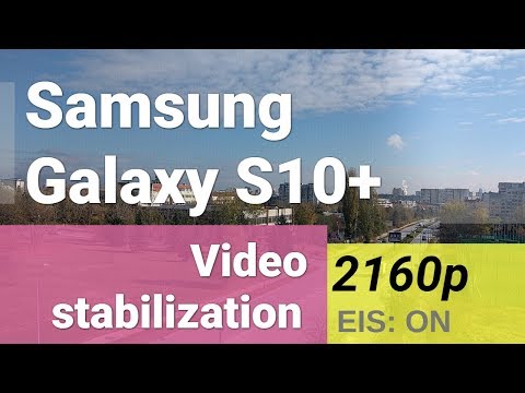 Samsung Galaxy S10+ 2160p@60fps video stabilization test