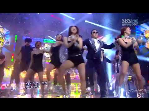 GangNam Style 120729 Inkigayo   PSY   480p