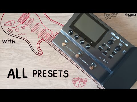 BIG BOSS GX-10 All Guitar Presets | Are expensive modelers worth it? | The case for 1000$ modeling..