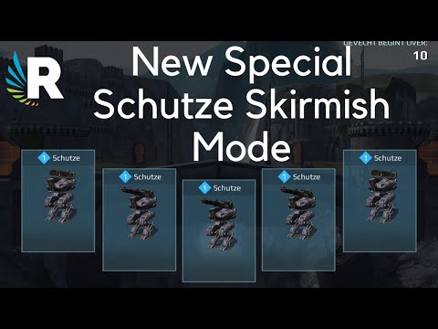 War Robots: NEW SPECIAL SCHUTZE Skirmish Mode