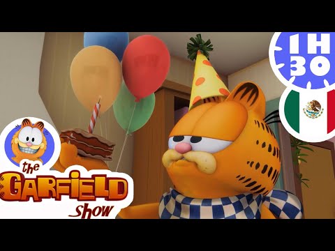 🍝 ¡Garfield contra las Lasañas del Espacio!👽 Compilación de episodios de Garfield
