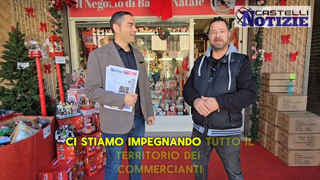 Santa Maria delle Mole, Andrea Paciotti presenta “Luci in Allegria”, sul Natale 2024 – Marino