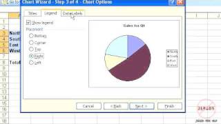 Excel 2003: Pie Charts Tutorial
