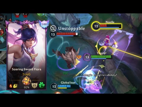 WILD RIFT FIORA VS MALPHITE | TOP 100 Fiora gameplay