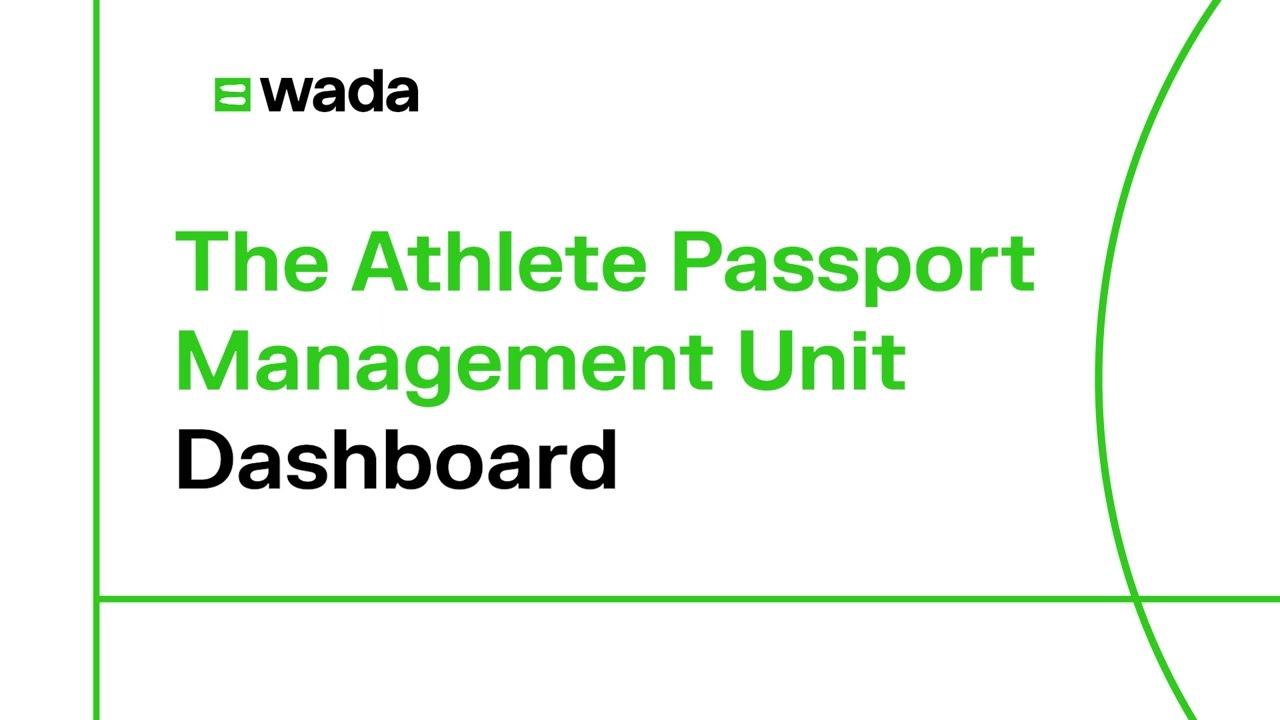 The New Athlete Passport Management Unit (APMU) dashboard