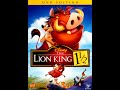 The Lion King 1 1 2 Special Edition 2012 DVD Overview