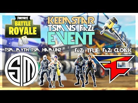 TSM Vs FaZe 🥊KeemStar Event🥊 (Fortnite)