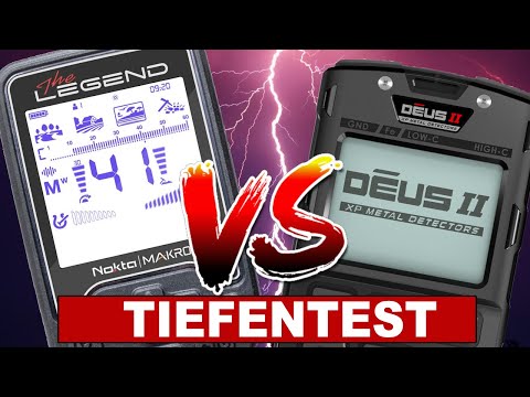 DEPTH TEST - The Legend VS DEUS 2 - Testing with Lechsonde - metaldetecting