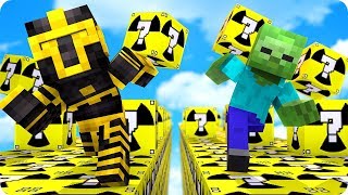 CARRERA DE LUCKY BLOCKS TÓXICOS EN MINECRAFT 😱
