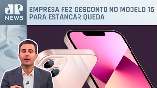 Vendas do iPhone caem 24% na China; Bruno Meyer comenta