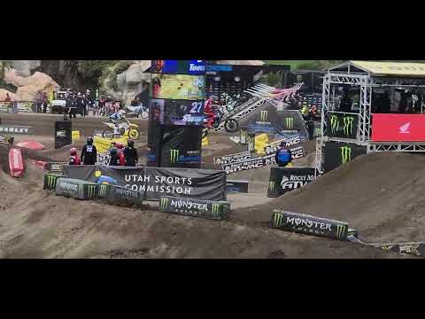 A2 supercross. Anaheim 2 2025 450 Qualifying. Jett to the top