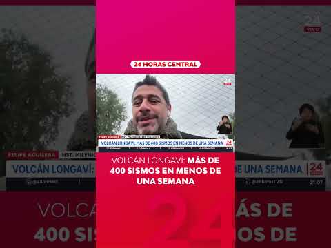 Volcán Longaví: más de 400 sismos en menos de una semana | 24 Horas TVN Chile