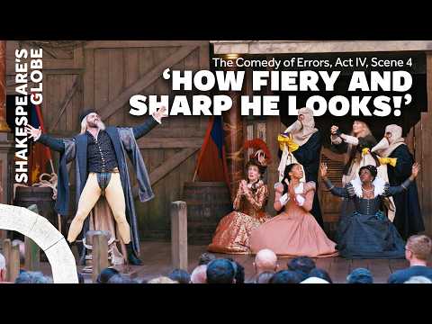 Antipholus vs Pinch | Act IV scene 4 | The Comedy of Errors (2024) | Shakespeare's Globe