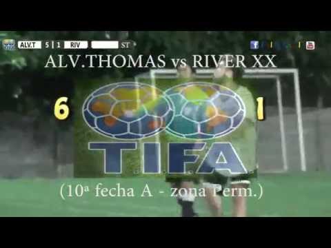 5 ALV THOMAS vs RIVER XX 1 - 10ª fecha A - zona Perm  -  17-06-2016