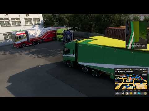 Euro truck simulator 2  | Duisburg to Calais Delivery | In 5 Mins