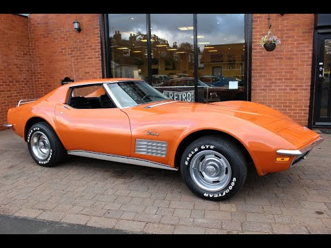 1972 Chevrolet Corvette Stingray 350 V8 Auto - Ontario Orange