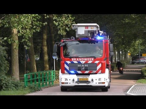 Brandweer Hoorn HW 10 5151 + TS 10 5132 met spoed naar een Brand gezondheidszorg in Hoorn