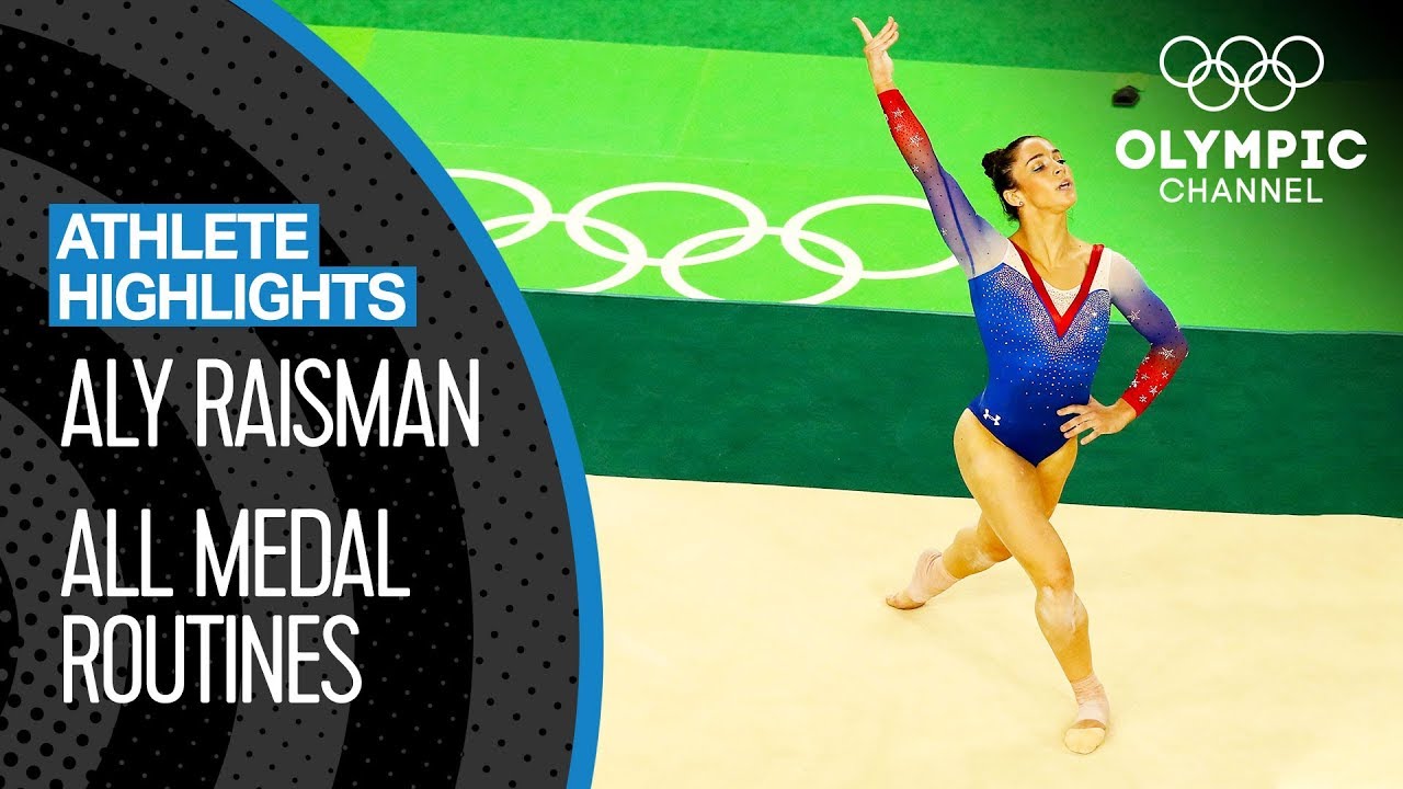 Aly Raisman 🇺🇸 All Medal Routines | Athlete Highlights thumnail