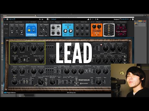Knif Audio Knifonium - Lead Demonstration with Matthew Wang